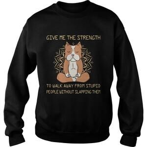 Give Me The Strength To Walk Away From Stupid People Sweatshirt